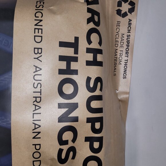 Lightfeet Arch Support Flip Flops New w/ Tags Navy Size EU 46-47 M 13 W 14 - Picture 13 of 15